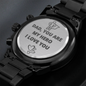Fathers Day Gift for Dad, Personalized Watch, Engraved Watch, Dads Watch,Groomsmen Watch,Mens Watch,Dads Gift,Gift for Him, Birthday gift for Dad