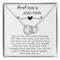 Heart Through Thick and Thin necklace, Friendship, Best Friend gift, tribe, Birthday Present, Christmas Present, Sisters, Bridesmaid, bff