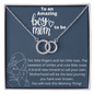 BOY MOM Gift for Friend • Gift for First Time Mom • Pregnancy Gift for Best Friend • Gift for Mom to Be Necklace