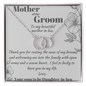 Mother of Groom gift from Bride,Thank you for raising the man of my dreams, Mother in Law necklace gift, Poem card, Interlocking Circles