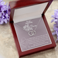 GIRL MOM Gift for Friend • Gift for First Time Mom • Pregnancy Gift for Best Friend • Gift for Mom to Be Necklace
