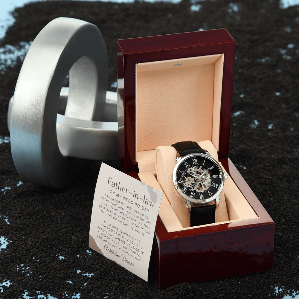 Gift for Future Father-in-Law on Wedding Day|Personalized Gift for Father-in-law from Bride|Wedding Day