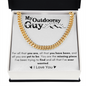 To My Outdoorsy Guy Necklace| Personalized Gift to HIm from Wife or Girlfriend|Birthday, Anniverary Christmas GIft