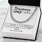 To My Outdoorsy Guy Necklace| Personalized Gift to HIm from Wife or Girlfriend|Birthday, Anniverary Christmas GIft