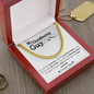 To My Outdoorsy Guy Necklace| Personalized Gift to HIm from Wife or Girlfriend|Birthday, Anniverary Christmas GIft