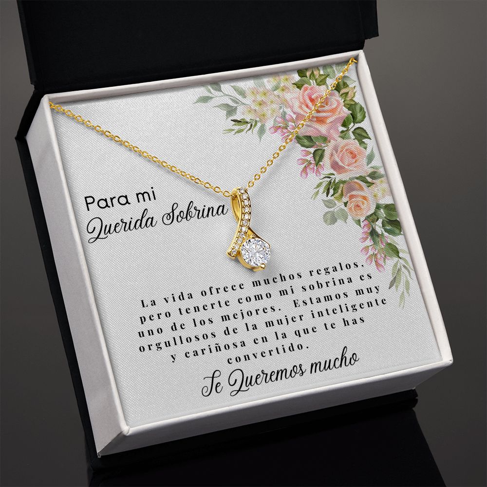Sobrina gift - Regalo para sobrina - Regalo de cumpleaños para sobrina - Collar para sobrina - Niece gift - Aunt and niece necklace