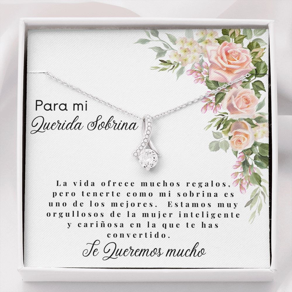Sobrina gift - Regalo para sobrina - Regalo de cumpleaños para sobrina - Collar para sobrina - Niece gift - Aunt and niece necklace