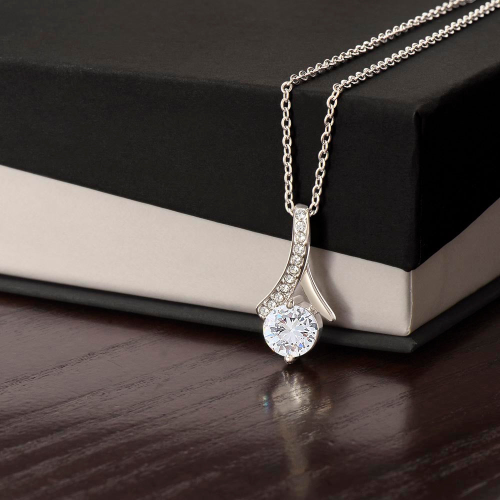 Mother of the groom Spanish Poem necklace gift Collar de perla individual para madre del novio, regalo de novia, regalo de suegra