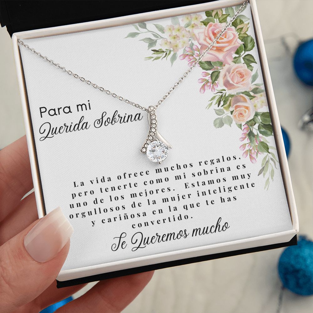 Sobrina gift - Regalo para sobrina - Regalo de cumpleaños para sobrina - Collar para sobrina - Niece gift - Aunt and niece necklace