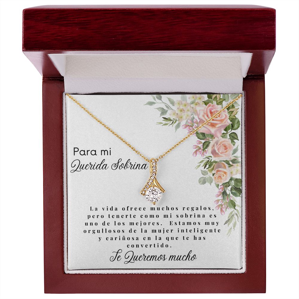 Sobrina gift - Regalo para sobrina - Regalo de cumpleaños para sobrina - Collar para sobrina - Niece gift - Aunt and niece necklace