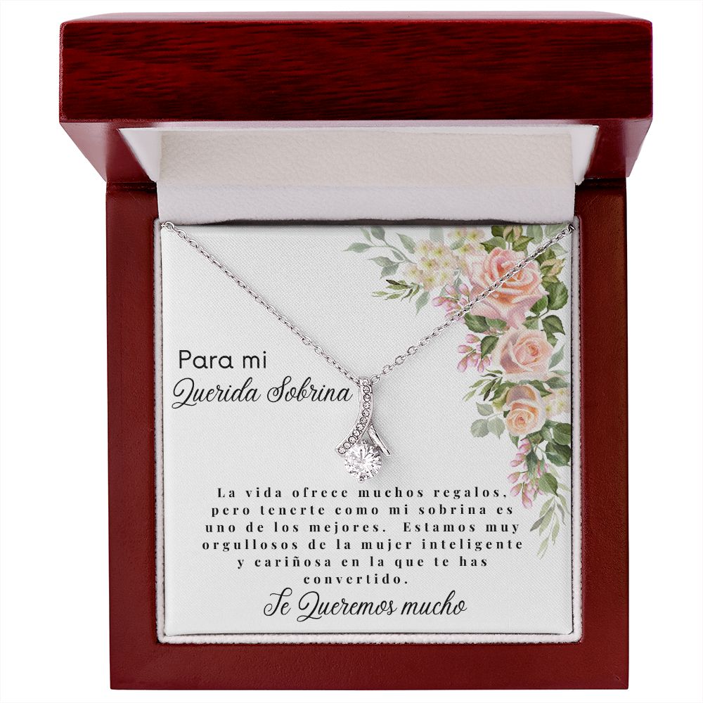 Sobrina gift - Regalo para sobrina - Regalo de cumpleaños para sobrina - Collar para sobrina - Niece gift - Aunt and niece necklace