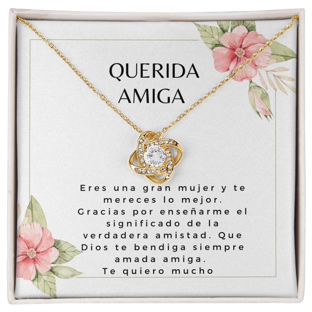 Regalo Para Amiga, Querida Amigas Gift, Collar de regalo para la mejor amiga, Collar amiga, Friend Necklace Gift