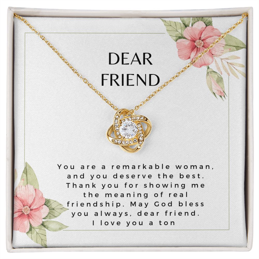 BESTSELLER DEAR FRIEND necklace | Birthday Gift for Friend | Best Friend Necklace
