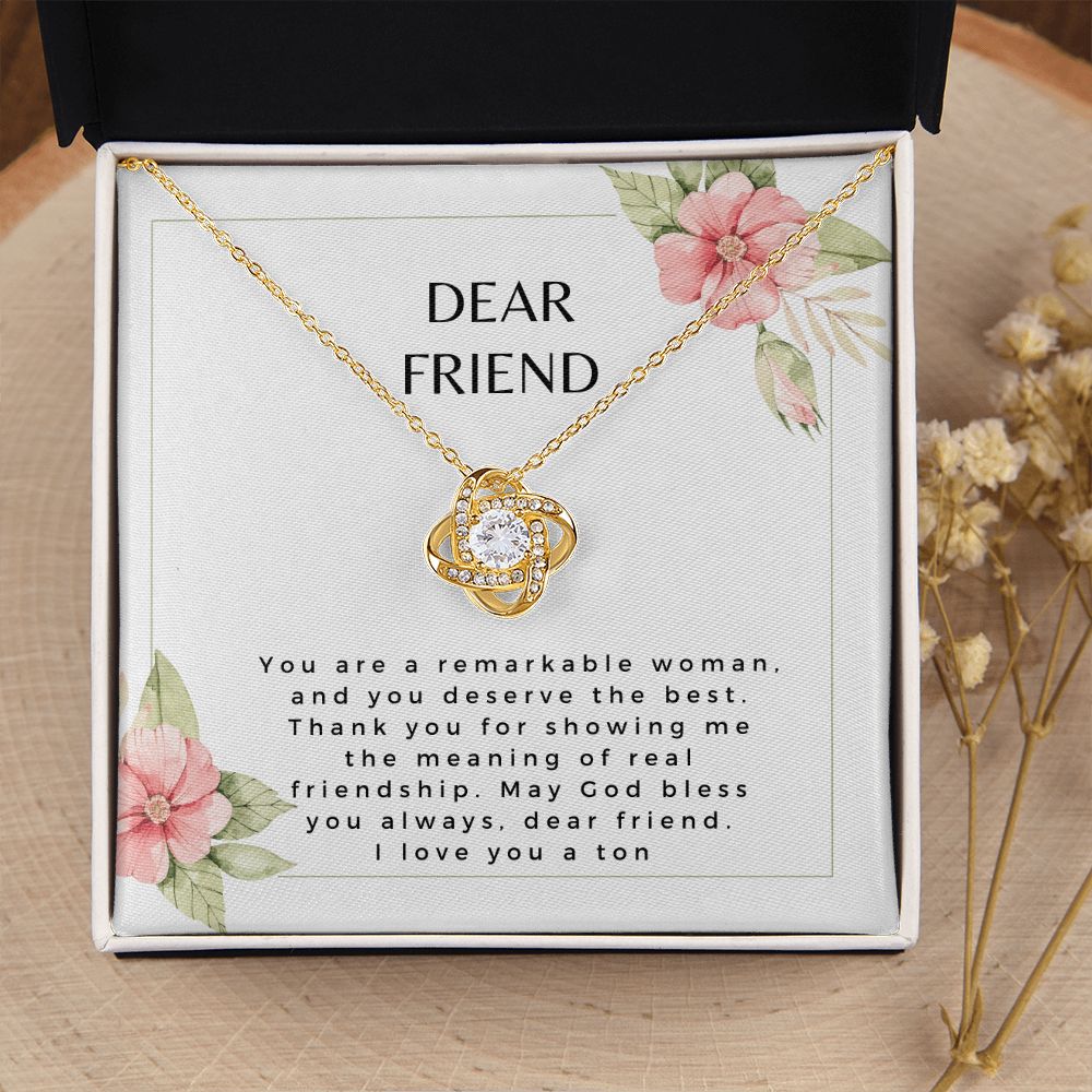 BESTSELLER DEAR FRIEND necklace | Birthday Gift for Friend | Best Friend Necklace