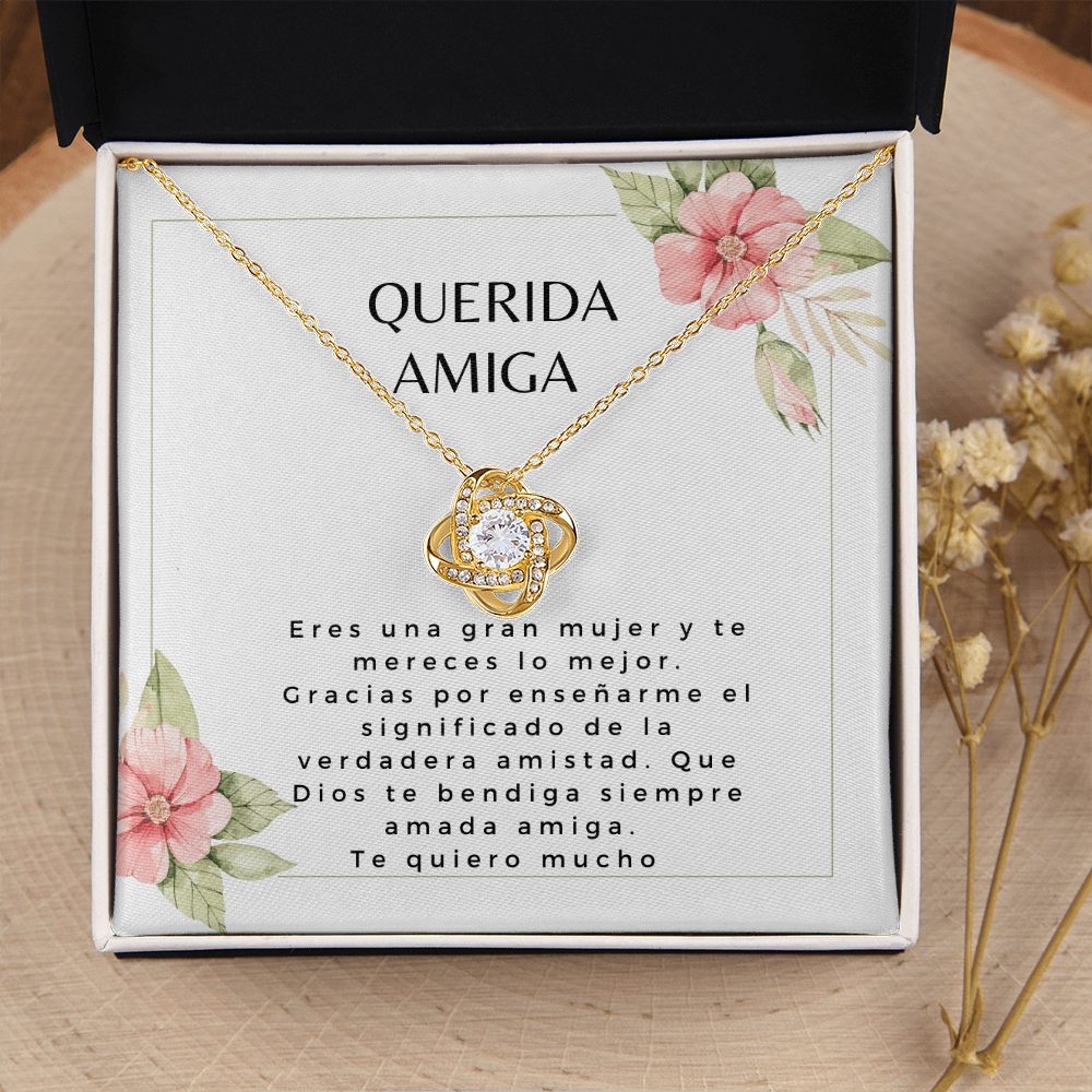 Regalo Para Amiga, Querida Amigas Gift, Collar de regalo para la mejor amiga, Collar amiga, Friend Necklace Gift