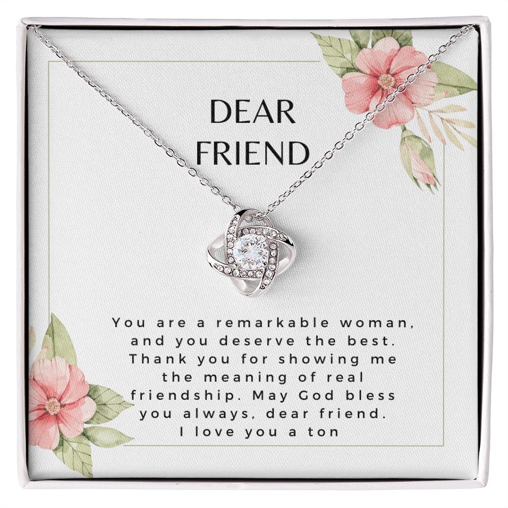 BESTSELLER DEAR FRIEND necklace | Birthday Gift for Friend | Best Friend Necklace