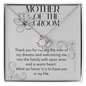 Mother of the Groom Necklace| Personalized Gift for Mother-in-law from Daughter-in-law| Wedding Day, Rehearsal Dinner Gift