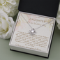 Daughter Necklace On her Wedding Day| Personalized Gift for Daughter from Mom| Wedding Day Gift