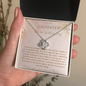 Daughter Necklace On her Wedding Day| Personalized Gift for Daughter from Mom| Wedding Day Gift