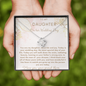 Daughter Necklace On her Wedding Day| Personalized Gift for Daughter from Mom| Wedding Day Gift