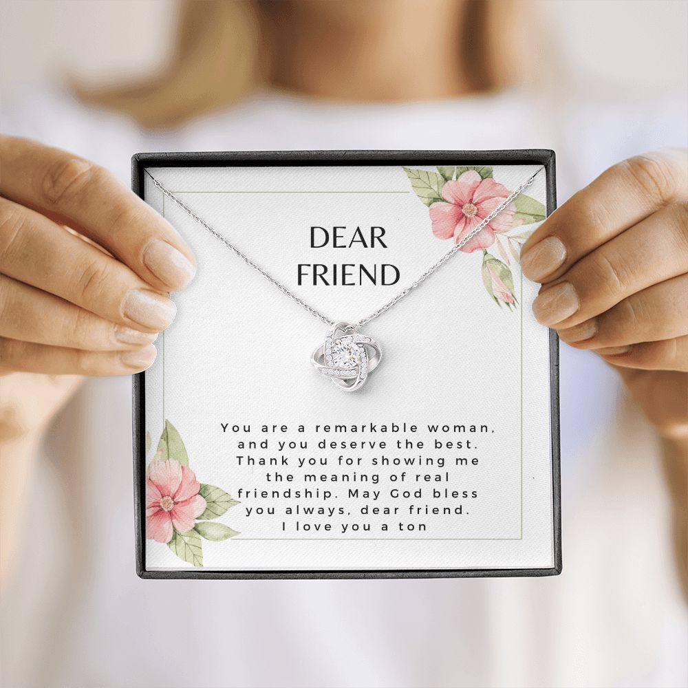 BESTSELLER DEAR FRIEND necklace | Birthday Gift for Friend | Best Friend Necklace