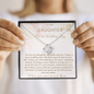 Daughter Necklace On her Wedding Day| Personalized Gift for Daughter from Mom| Wedding Day Gift