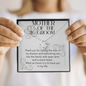 Mother of the Groom Necklace| Personalized Gift for Mother-in-law from Daughter-in-law| Wedding Day, Rehearsal Dinner Gift
