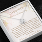 Daughter Necklace On her Wedding Day| Personalized Gift for Daughter from Mom| Wedding Day Gift