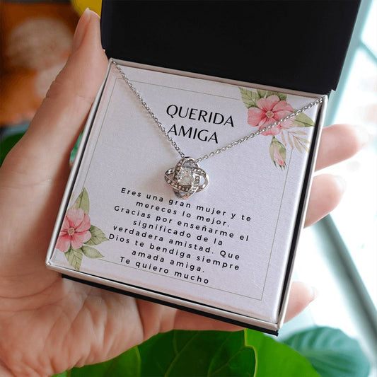 Regalo Para Amiga, Querida Amigas Gift, Collar de regalo para la mejor amiga, Collar amiga, Friend Necklace Gift