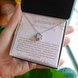 Daughter Necklace On her Wedding Day| Personalized Gift for Daughter from Mom| Wedding Day Gift