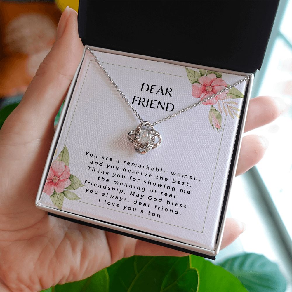 BESTSELLER DEAR FRIEND necklace | Birthday Gift for Friend | Best Friend Necklace