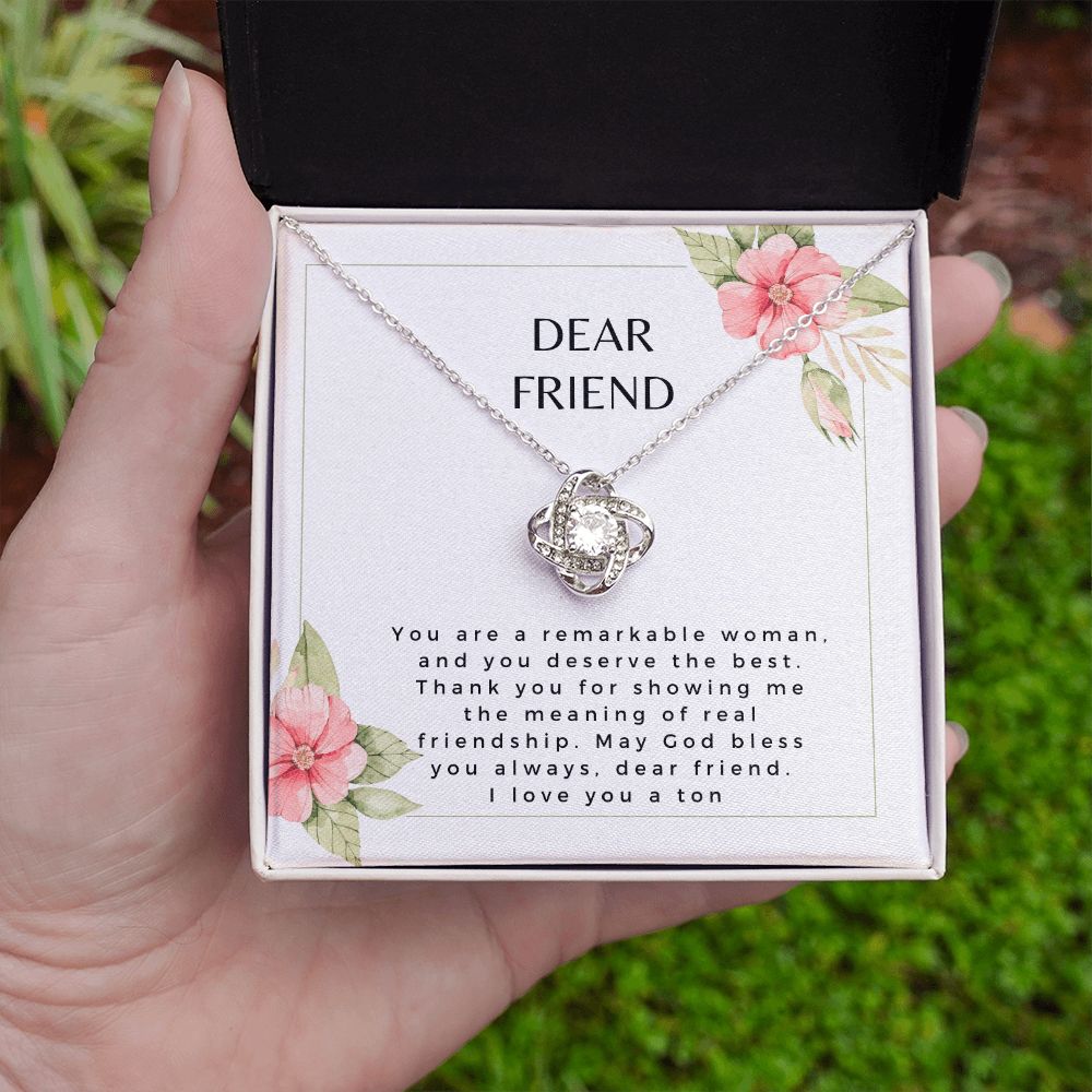 BESTSELLER DEAR FRIEND necklace | Birthday Gift for Friend | Best Friend Necklace