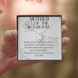 Mother of the Groom Necklace| Personalized Gift for Mother-in-law from Daughter-in-law| Wedding Day, Rehearsal Dinner Gift