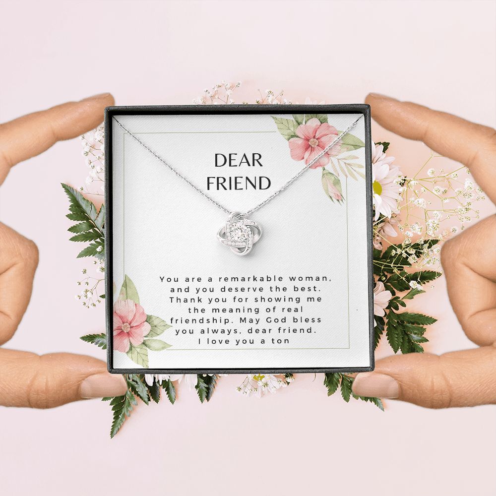 BESTSELLER DEAR FRIEND necklace | Birthday Gift for Friend | Best Friend Necklace