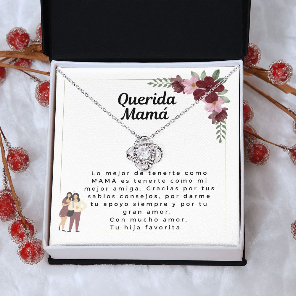 Regalo para Mamá, Madre Necklace, Spanish Mother Birthday, Joyería Para Mamá, Regalo de Navidad para mama, Feliz Cumpleaños mama Querida Spanish mother gift