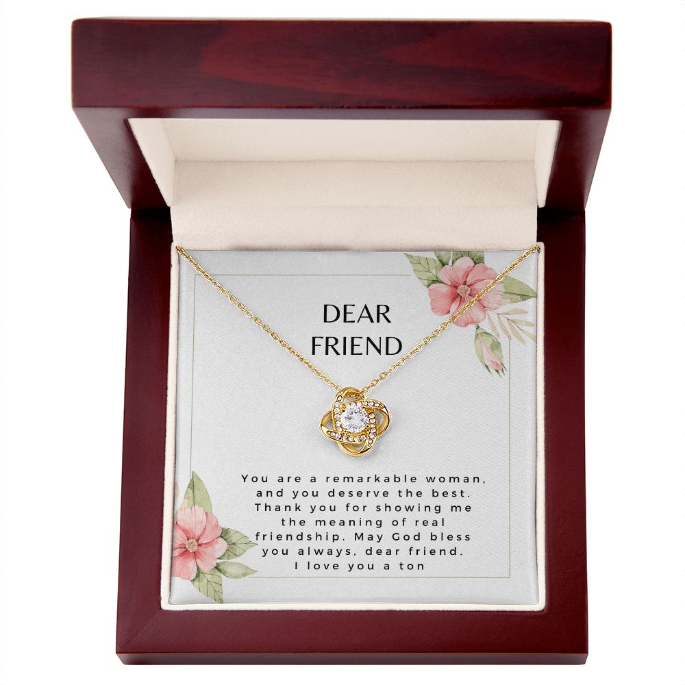 BESTSELLER DEAR FRIEND necklace | Birthday Gift for Friend | Best Friend Necklace