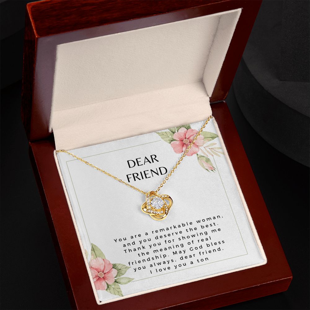BESTSELLER DEAR FRIEND necklace | Birthday Gift for Friend | Best Friend Necklace