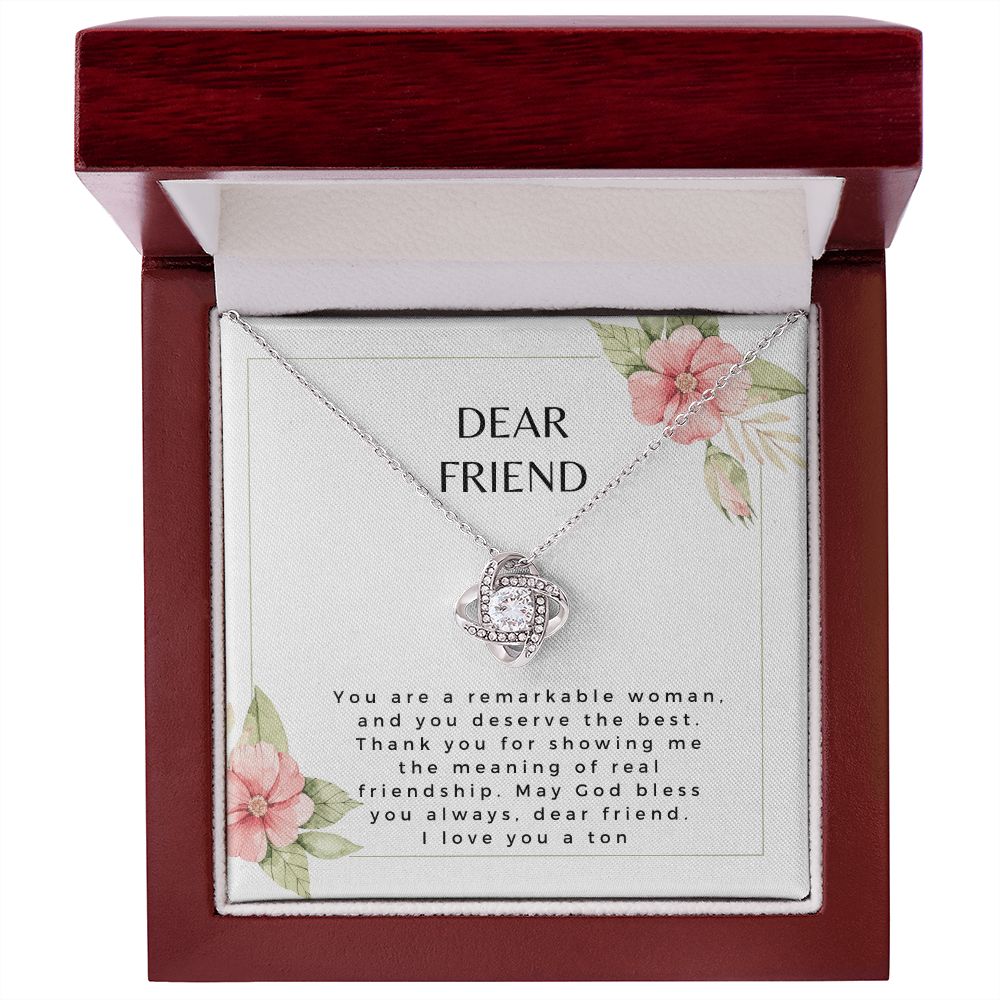 BESTSELLER DEAR FRIEND necklace | Birthday Gift for Friend | Best Friend Necklace