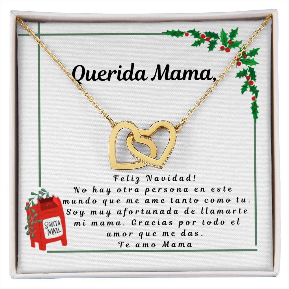 Regalos para Mama - Personalized necklace spanish - Letter to Mom with Heart Necklace - Mom Gifts from Daughter or Son in spanish, Daughter or Son regalo, Mama navidad regalo en español