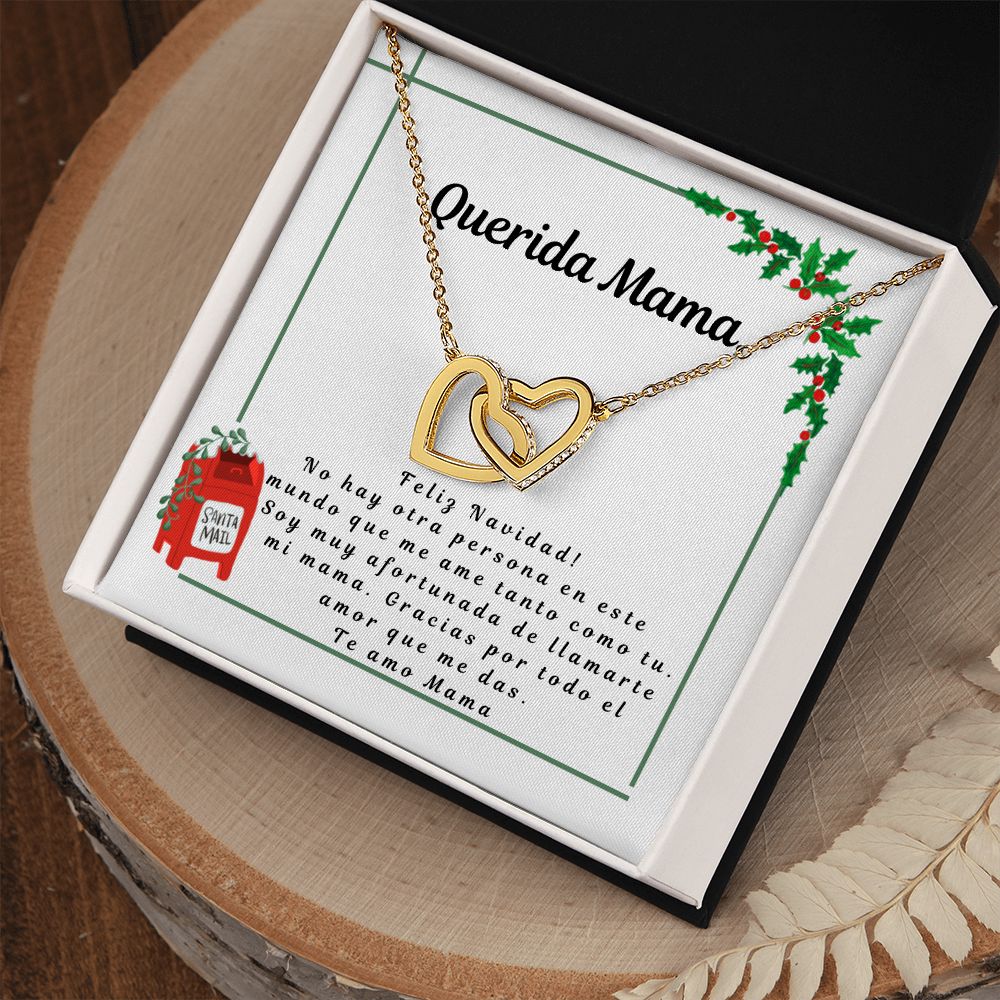 Regalos para Mama - Personalized necklace spanish - Letter to Mom with Heart Necklace - Mom Gifts from Daughter or Son in spanish, Daughter or Son regalo, Mama navidad regalo en español