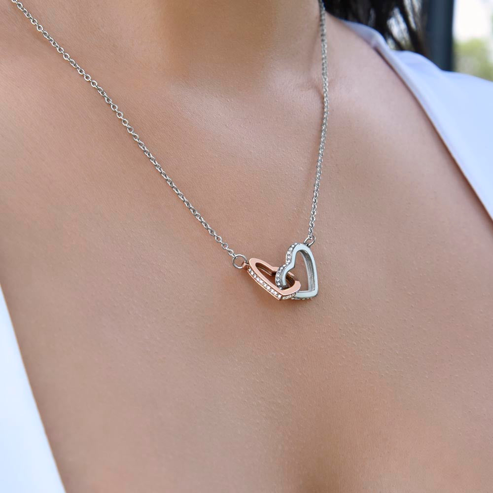 Gifts for Mom - Personalized necklace - Letter to Mom with Heart Necklace - Mom Gifts from Daughter or Son, Daughter or Son - Christmas, Mom Xmas Gift