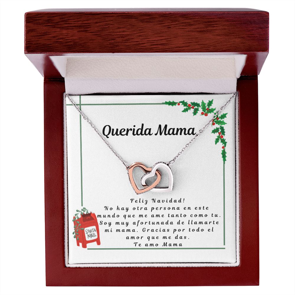 Regalos para Mama - Personalized necklace spanish - Letter to Mom with Heart Necklace - Mom Gifts from Daughter or Son in spanish, Daughter or Son regalo, Mama navidad regalo en español