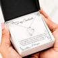 To my soulmate Necklace, personalized gift for Her, Anniversary Gift, Birthday Gift, Wedding Gift, Meaningful for Her
