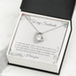 To my soulmate Necklace, personalized gift for Her, Anniversary Gift, Birthday Gift, Wedding Gift, Meaningful for Her