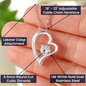 To my soulmate Necklace, personalized gift for Her, Anniversary Gift, Birthday Gift, Wedding Gift, Meaningful for Her