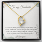 To my soulmate Necklace, personalized gift for Her, Anniversary Gift, Birthday Gift, Wedding Gift, Meaningful for Her
