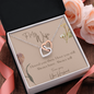 To My Wife Happy Anniversary Cubic Zirconia Necklace, Wedding Anniversary Gifts Necklace for Wife, Gifts from Husband, Happy Anniversary