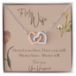 To My Wife Happy Anniversary Cubic Zirconia Necklace, Wedding Anniversary Gifts Necklace for Wife, Gifts from Husband, Happy Anniversary