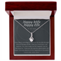 Happy Wife Happy Life, To My Wife Necklace, Anniversary Gift For Wife, Gift For Wife, Wife Necklace, Wife Birthday Gift, Mothers Day Gift For Wife