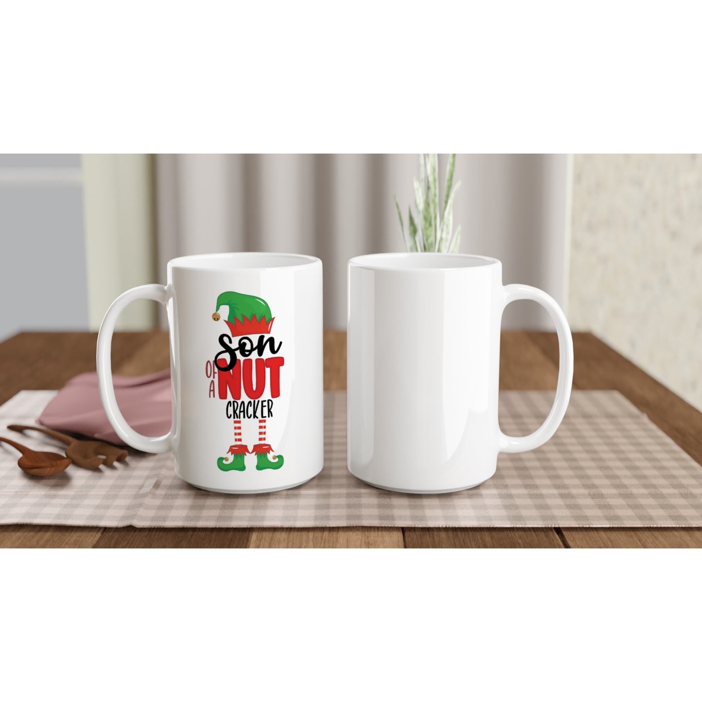 For Him Funny Christmas mug, X-mas mug, Gifts for him, Funny mug, Son of a nut cracker mug